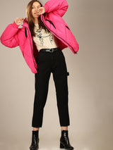 Women's Black Mid Rise Straight Fit Jeans