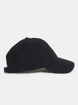 Men's Black Cotton Baseball Cap
