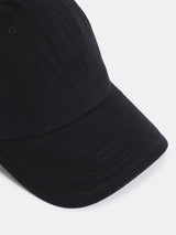 Men's Black Cotton Baseball Cap
