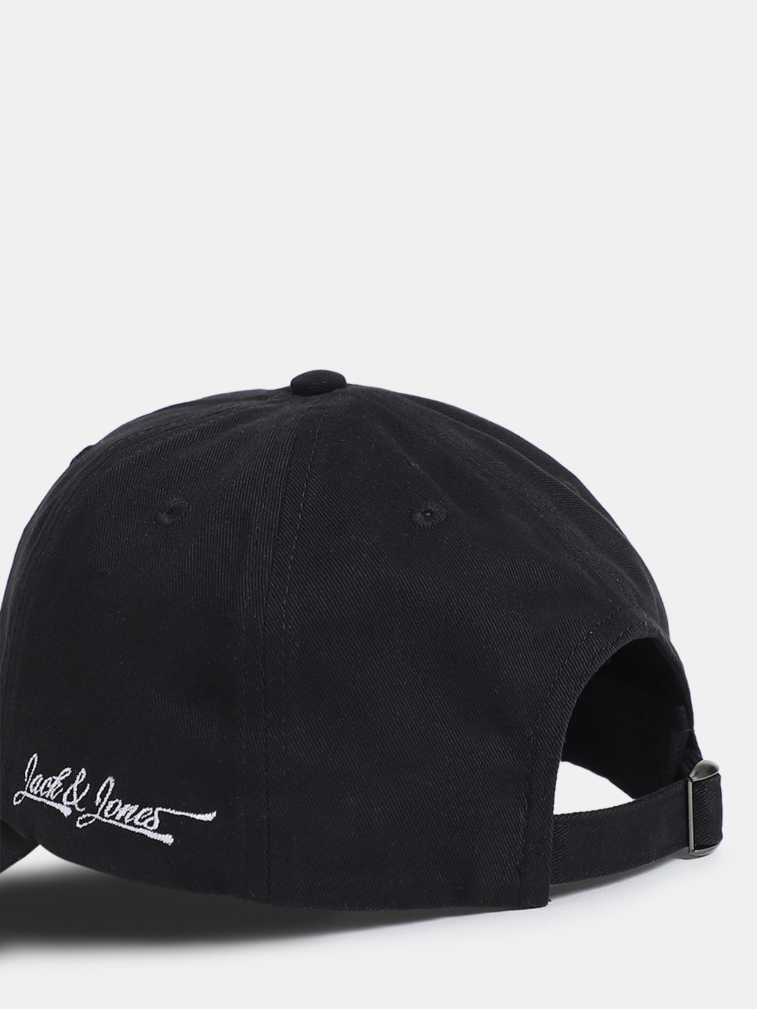 Men's Black Cotton Baseball Cap