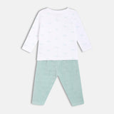 Boys Multicolor Casual Regular Fit Printed Tshirt & Pant