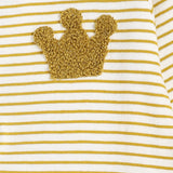 Boys Multicolor Casual Regular Fit Striped Full Sleeves Tshirt
