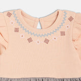 Girls Multicolor Casual Regular Fit Solid Full Sleeves Dress