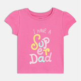 Girls Pink Casual Regular Fit Printed Top