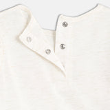 Girls White Casual Regular Fit Printed Top