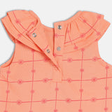 Girls Pink Casual Regular Fit Printed Top