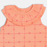 Girls Pink Casual Regular Fit Printed Top