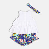 Girls Multicolor Casual Regular Fit Solid Top and Bottom