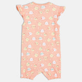 Girls Multicolor Casual Regular Fit Printed Sleeveless Rompers - Set of 2