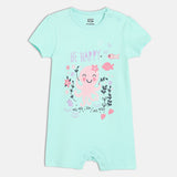 Girls Multicolor Casual Regular Fit Printed Half Sleeves Rompers - Set of 2