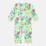 Girls Multicolor Casual Regular Fit Printed Full Sleeves Rompers - Set of 2