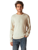 Men's White Casual Regular Fit Solid Full Sleeves Sweater