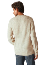 Men's White Casual Regular Fit Solid Full Sleeves Sweater