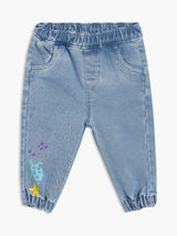 Boys Blue Cotton Denim Pant