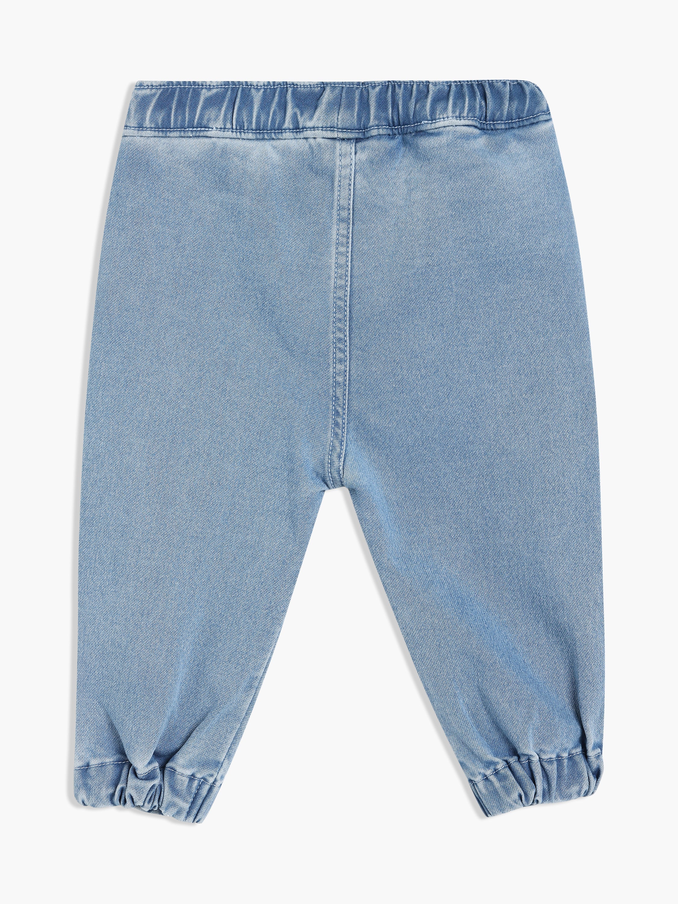 Boys Blue Cotton Denim Pant