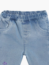 Boys Blue Cotton Denim Pant