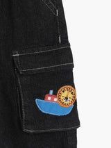 Boys Blue Cotton Denim Pant