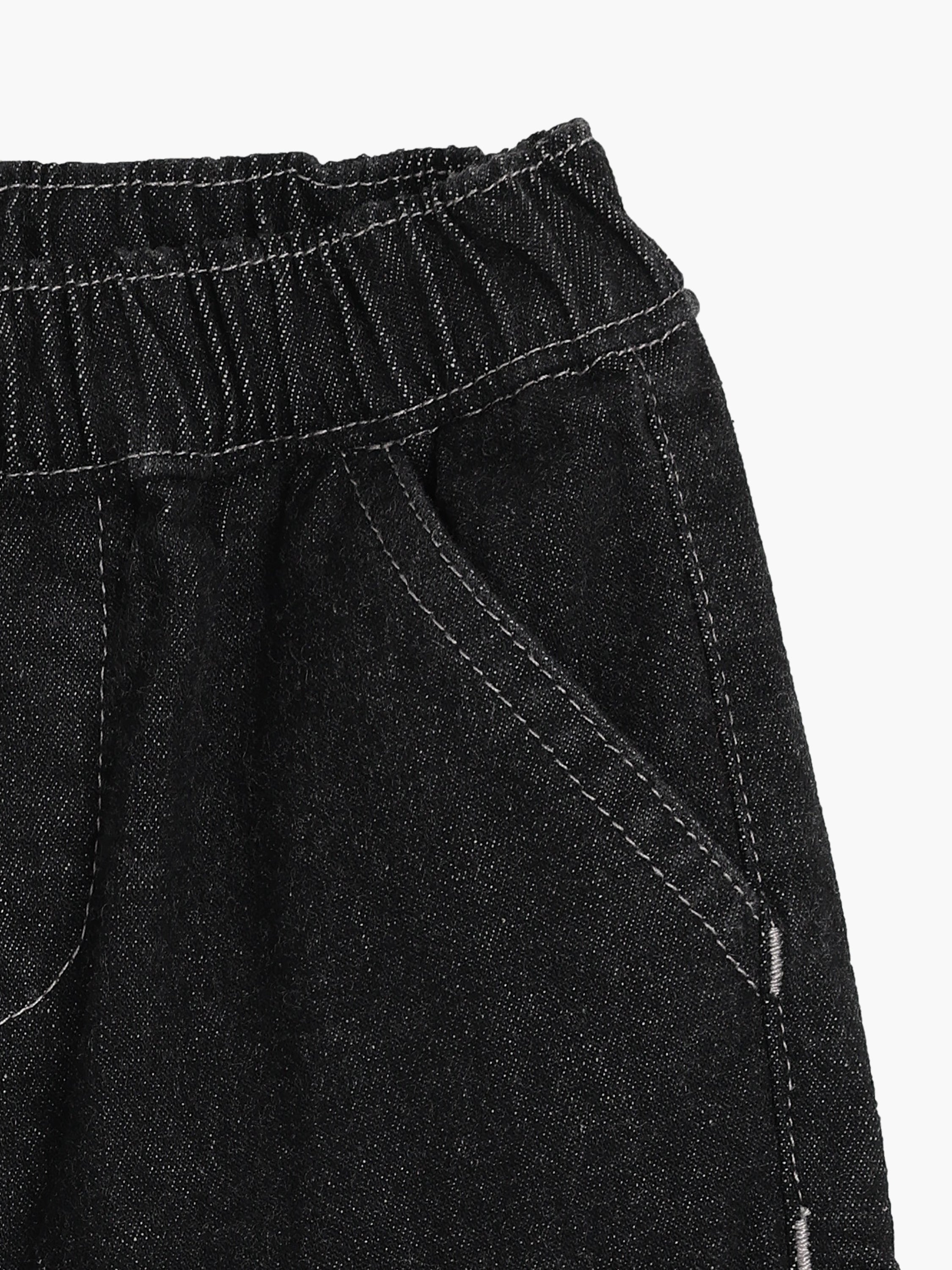 Boys Blue Cotton Denim Pant