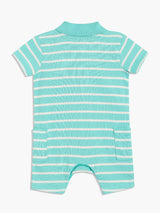 Boys Multicolor Cotton Half Sleeve Romper