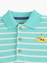 Boys Multicolor Cotton Half Sleeve Romper