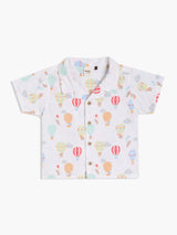 Boys Multicolor Cotton Half Sleeve Shirt