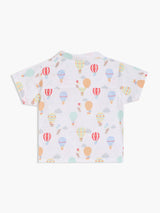 Boys Multicolor Cotton Half Sleeve Shirt