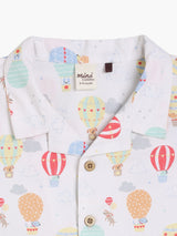 Boys Multicolor Cotton Half Sleeve Shirt
