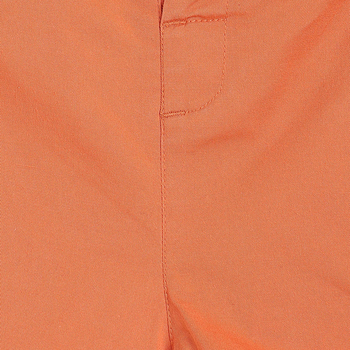 Boys Orange Casual Regular Fit Solid Shorts