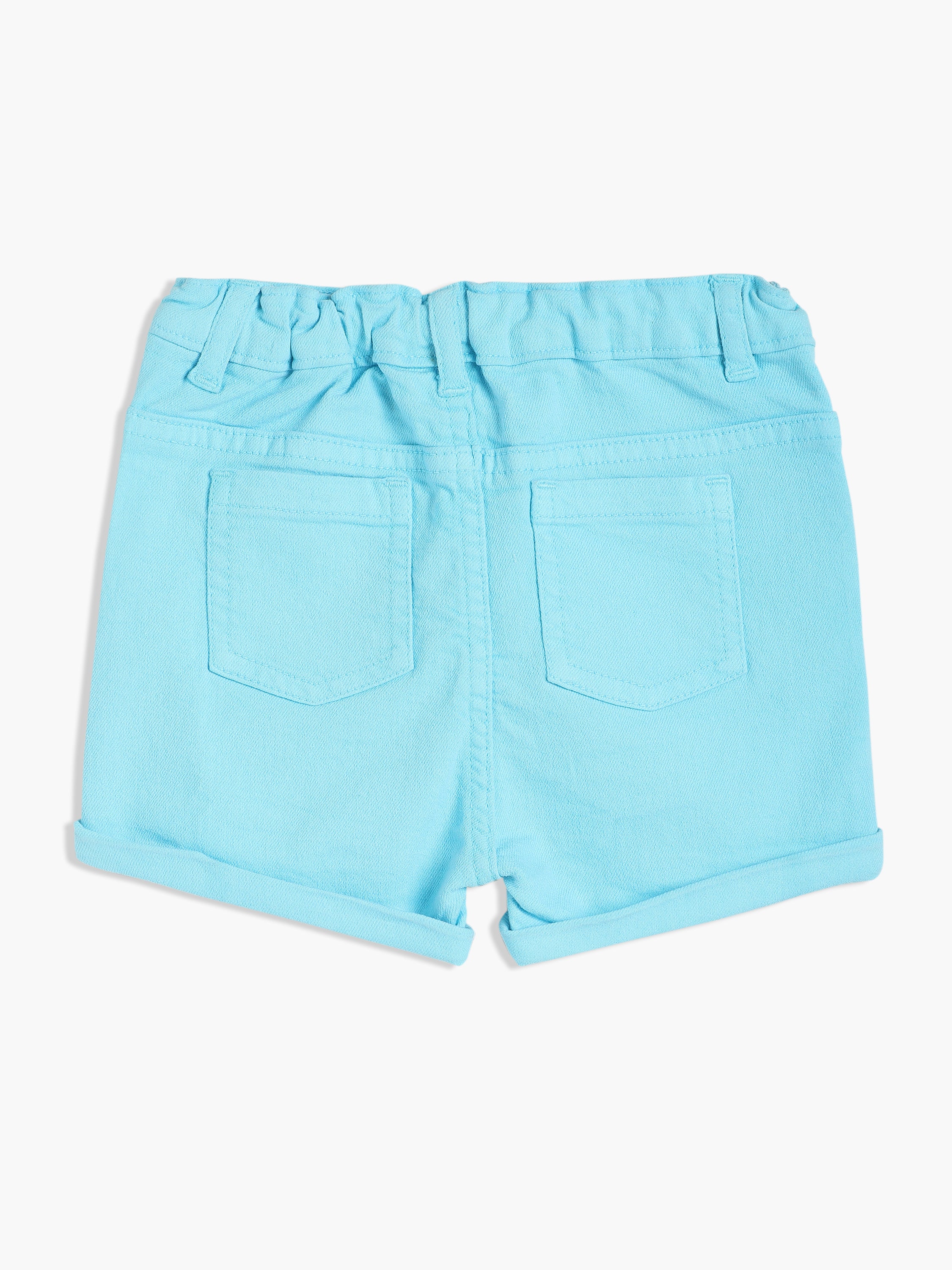 Boys Blue Cotton Shorts