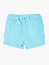 Boys Blue Cotton Shorts