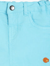 Boys Blue Cotton Shorts
