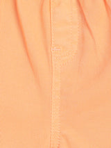 Boys Orange Cotton Shorts