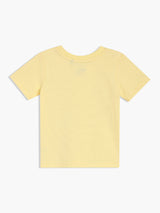 Boys Yellow & Grey Cotton Half Sleeve Top and Bottom