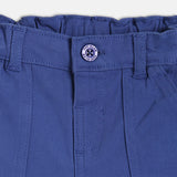 Boys Blue Casual Solid Pant