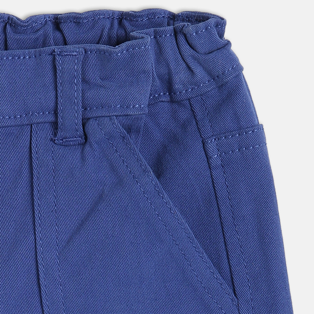 Boys Blue Casual Solid Pant
