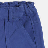 Boys Blue Casual Solid Pant