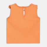 Girls Multicolor Casual Regular Fit Printed Sleeveless Top