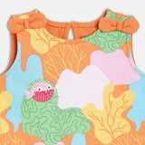 Girls Multicolor Casual Regular Fit Printed Sleeveless Top