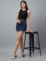 Women's White Casual Leather Ankle Strap