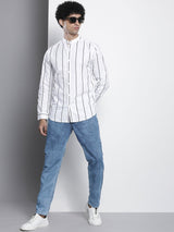 Men's Dad Fit Solid Mid Rise Jeans