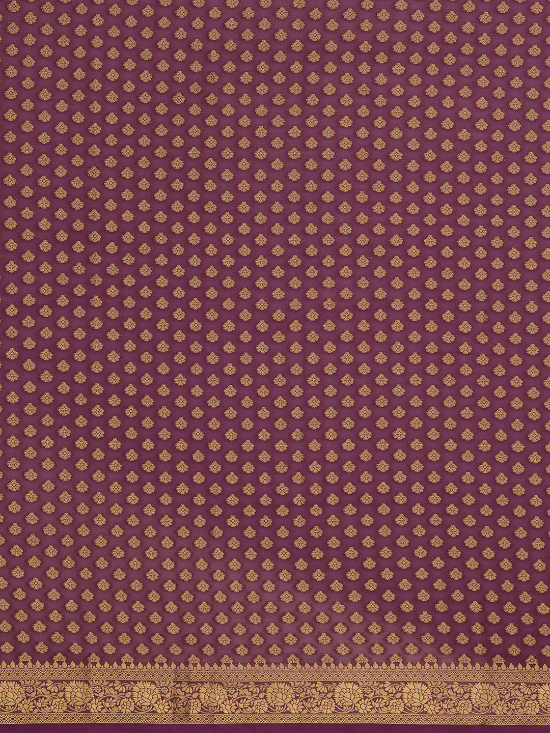 Women's Burgundy Festive Kanjeevaram Saree
