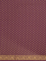 Women's Burgundy Festive Kanjeevaram Saree