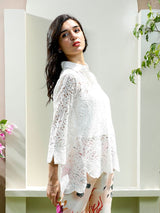 Women's White Casual Solid Regular Fit Full Sleeves Shirt
