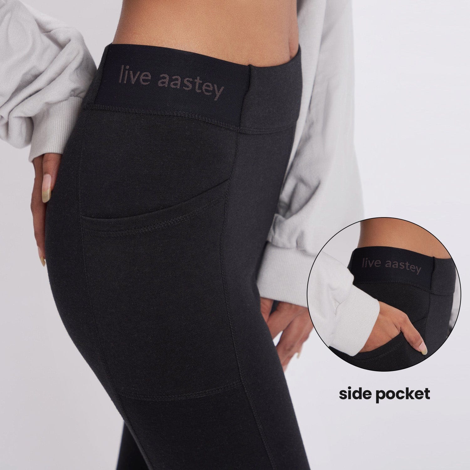 Women's Black Sports All Day Legging