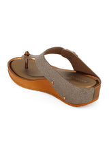 Women's Brown Casual Buckle Sandals