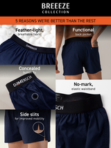 Men's Multicolor Casual Solid Ultra-Light Cotton Regular Fit  Boxer -  Pack of 2