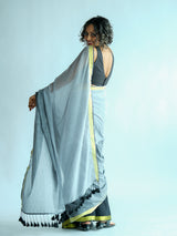 Women's Multicolor Cotton Blend Saree