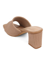Women's Beige Casual Slip-On Sandals