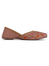 Women's Peach Casual Slip-On Flats
