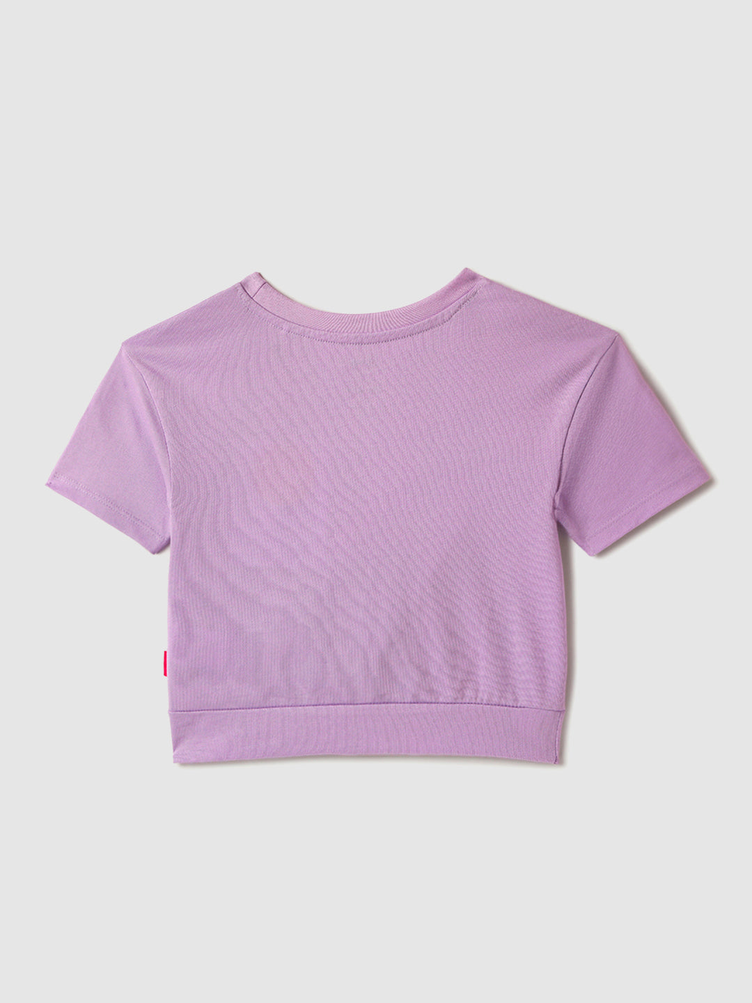 Girls Cotton Purple Minnie Mouse Tshirt